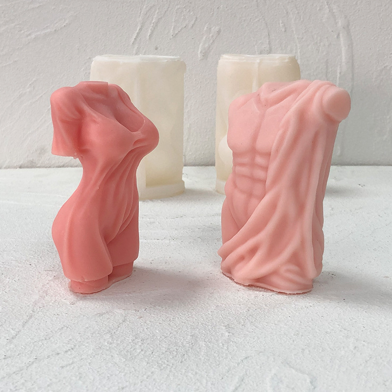 Candle Containers - A Female Male Human Body Fragrance