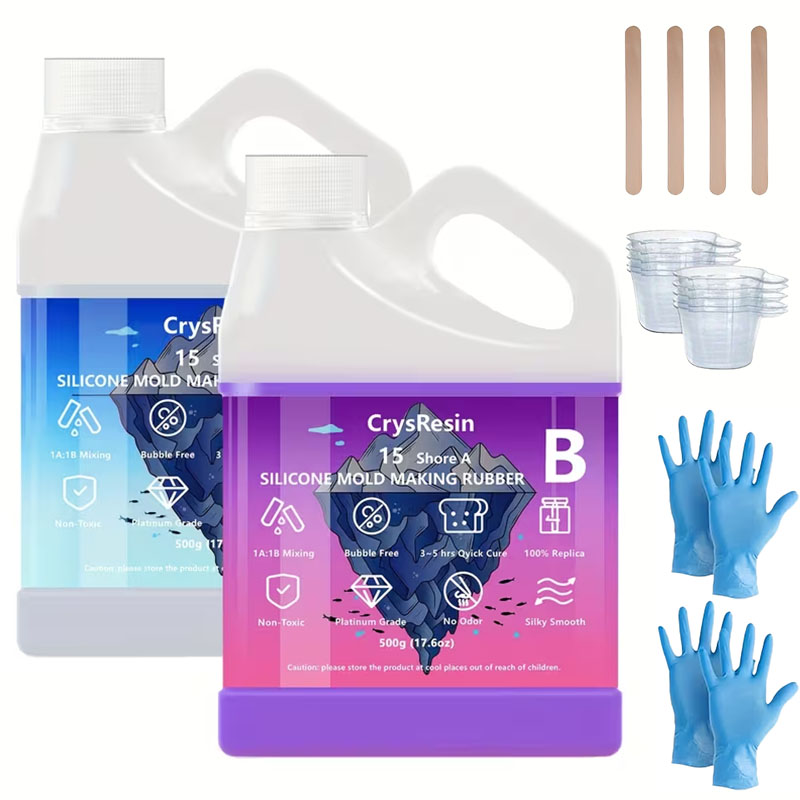 500ml 2 Bottles Liquid Silicon - Candle Molds recension och pris
