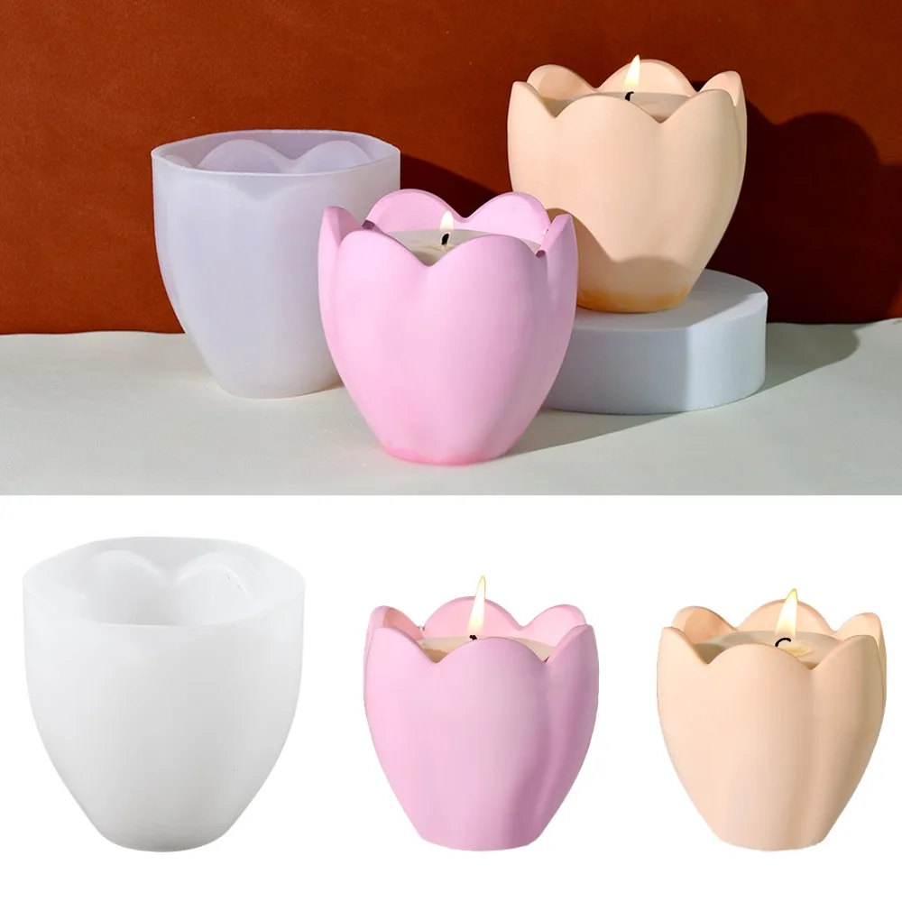 Tulip Candle Holder Silicone M - Candle Containers recension och pris