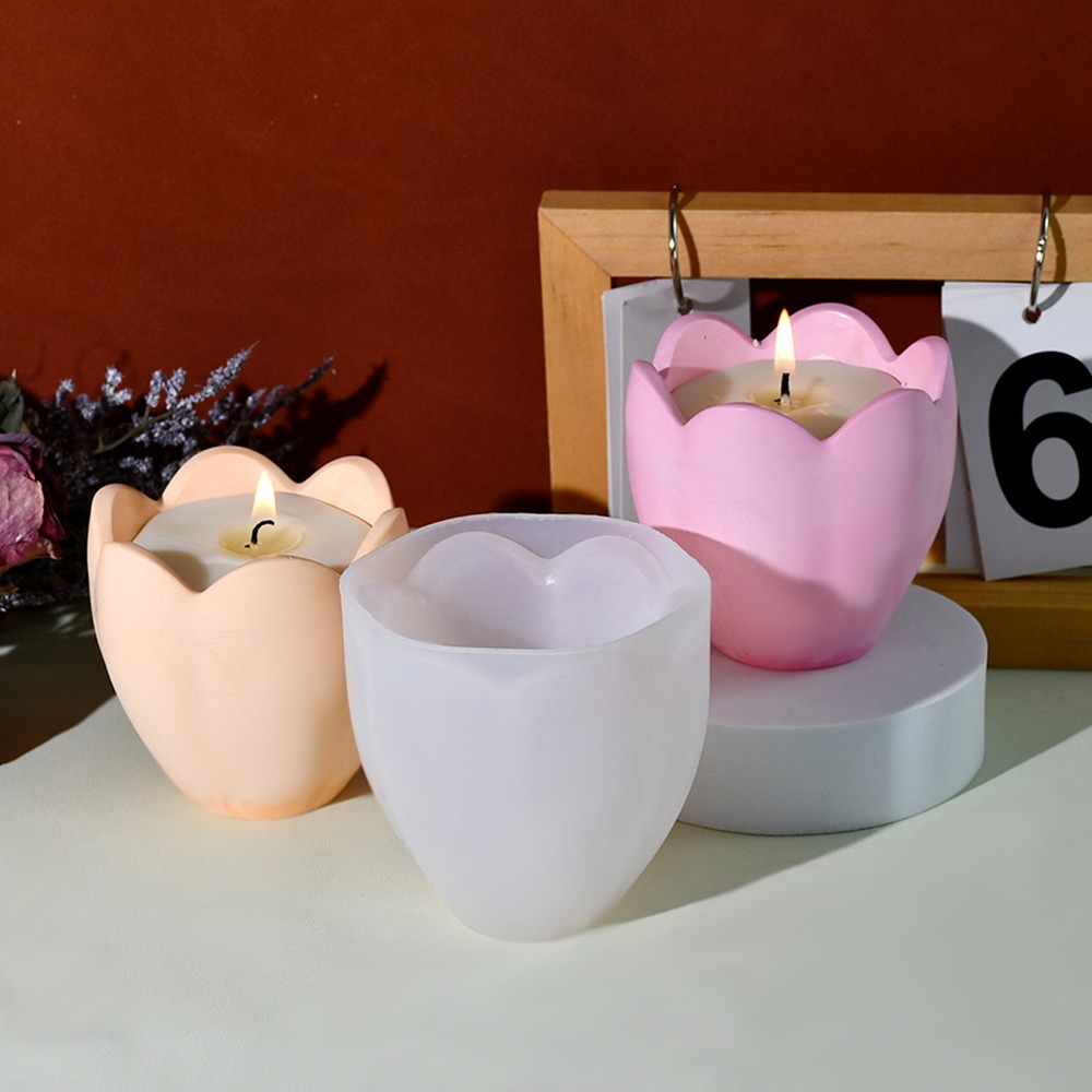 Tulip Candle Holder Silicone M - Candle Containers recension och pris