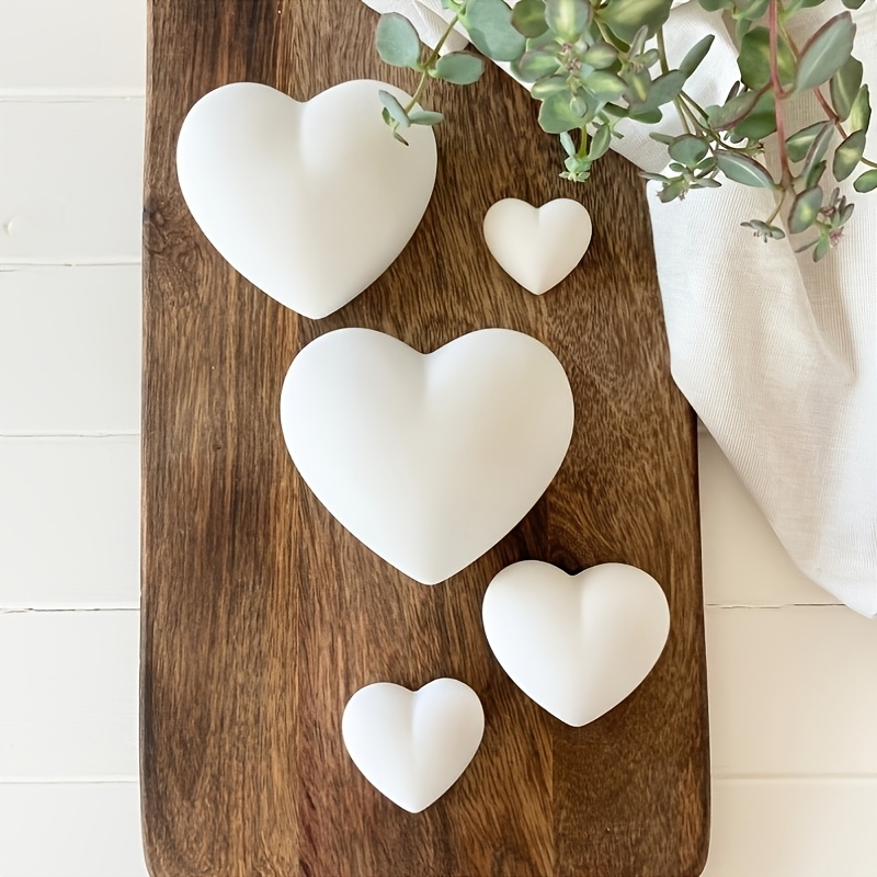 5pcs Heart-Shaped Gypsum Candl - Candle Molds recension och pris