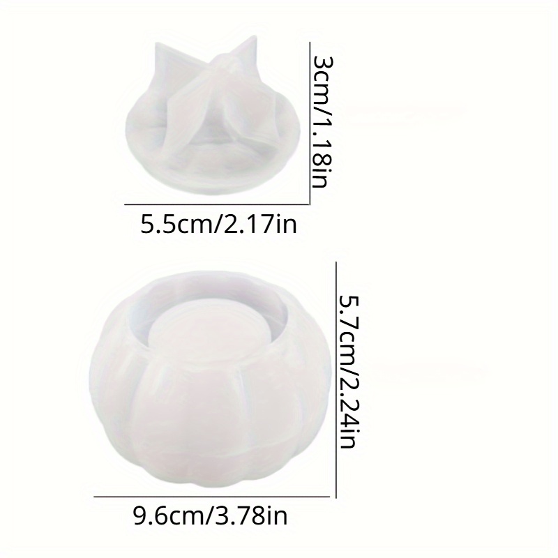 2pcs Pumpkin Jar Silicone Mold - Candle Molds recension och pris