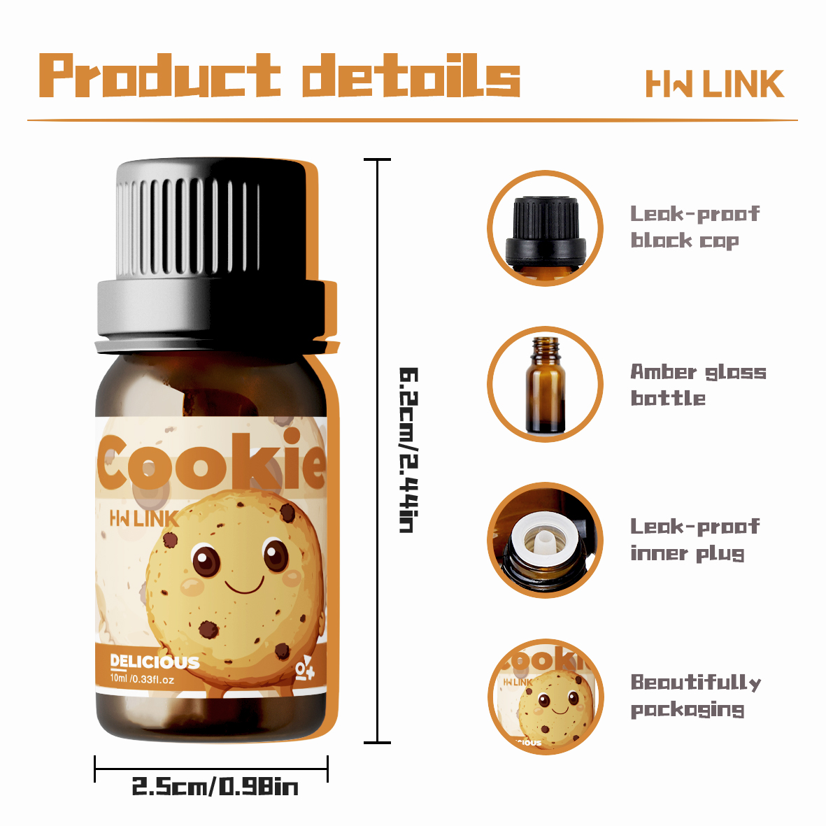 10ml Cookie Fragrance Oils For - Candle Fragrance recension och pris