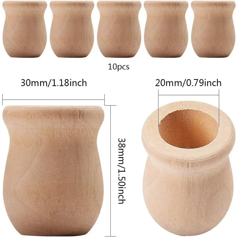 10 pcs 1.5 Inch 10pcs Unfinish - Candle Containers recension och pris