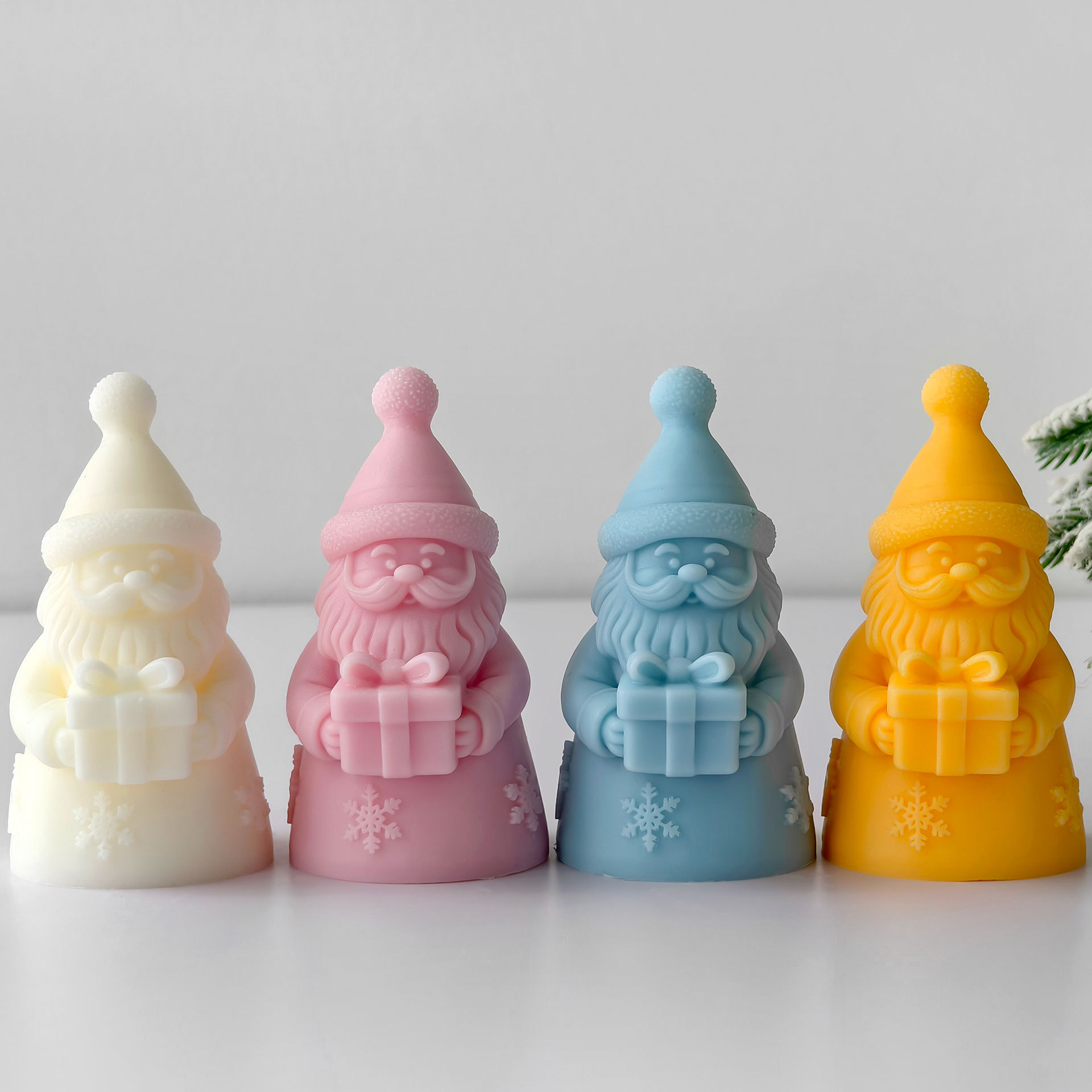 Santa Claus Gift Box Silicone  - Candle Containers recension och pris