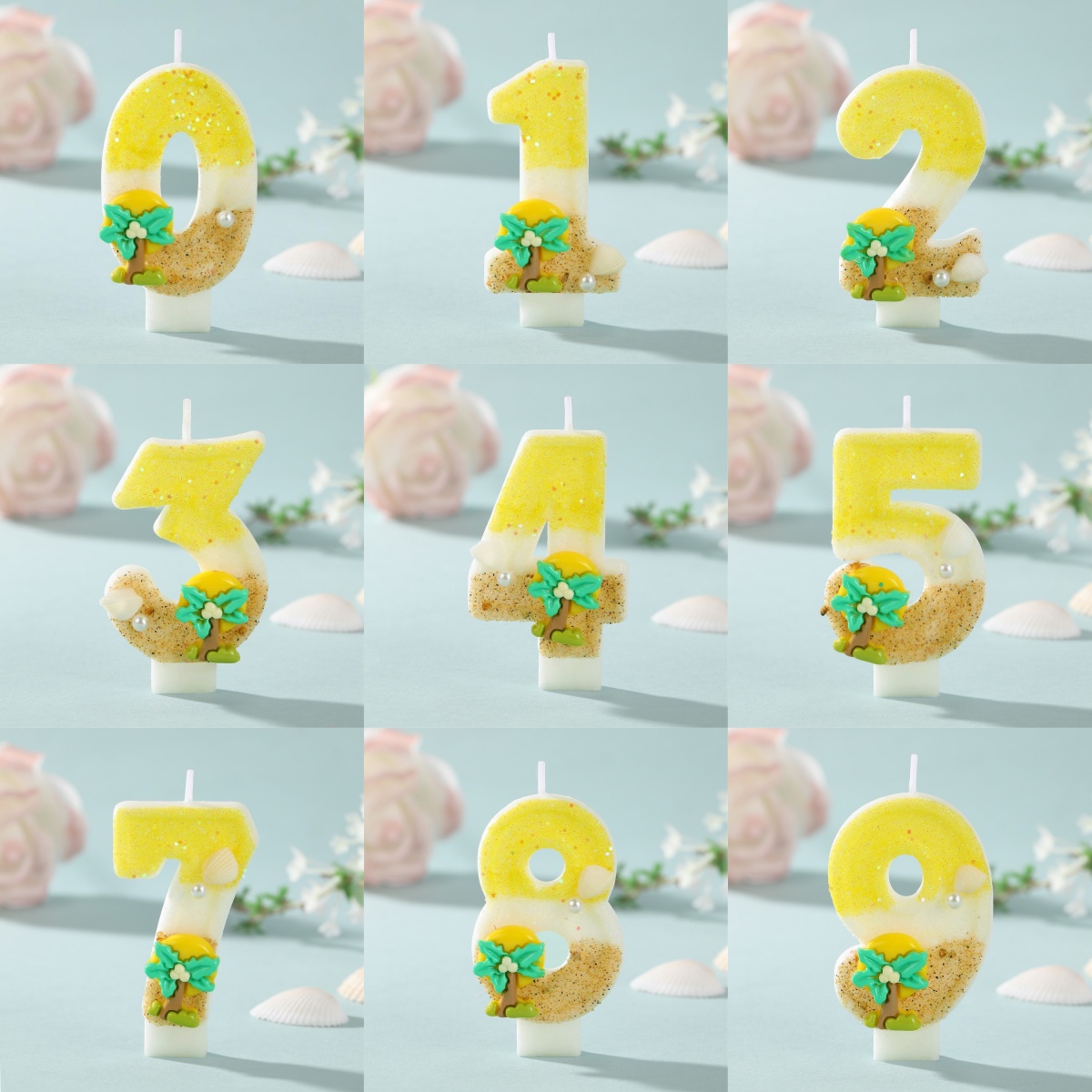 New Number Cake Candle Coconut - Paraffin Wax recension och pris