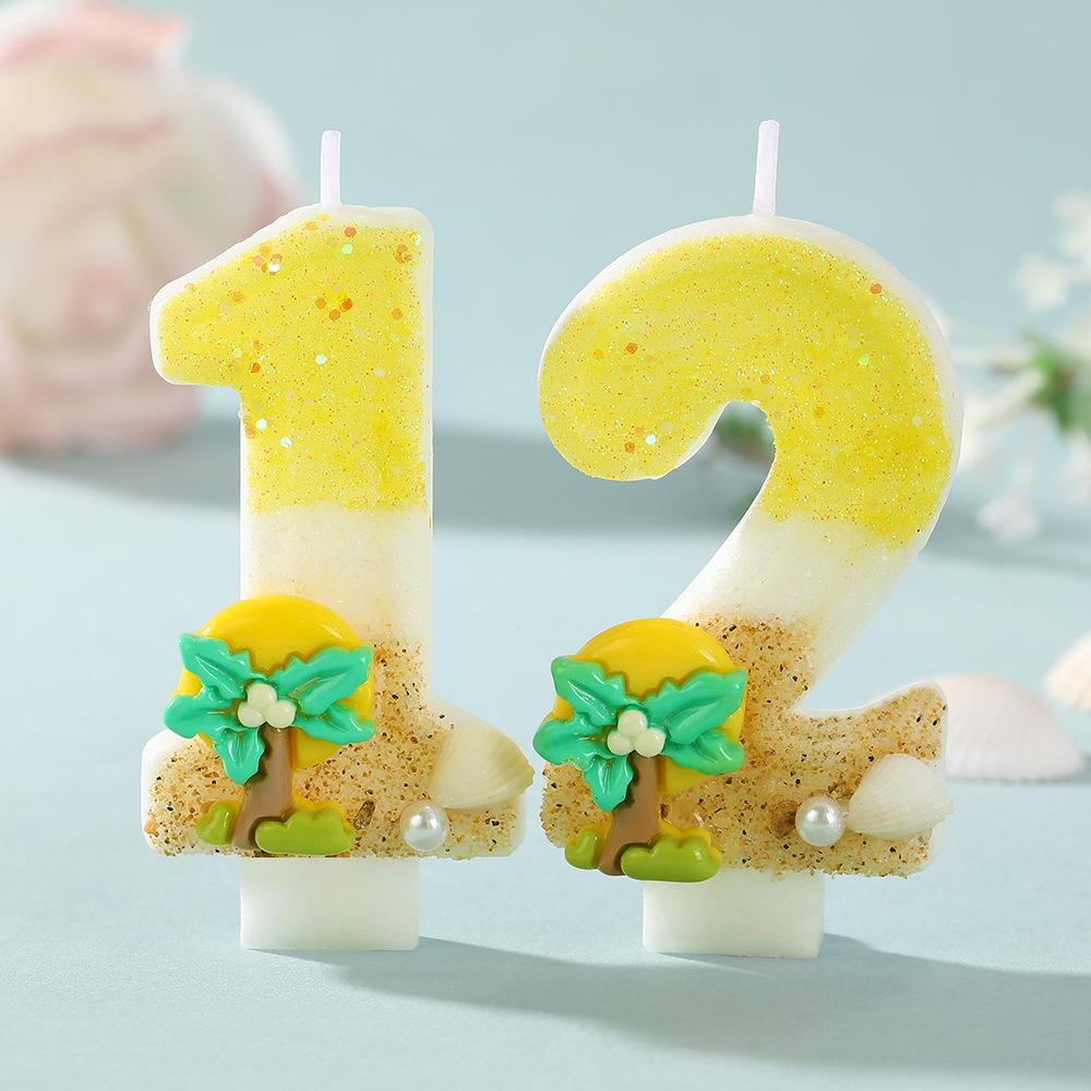 New Number Cake Candle Coconut - Paraffin Wax recension och pris