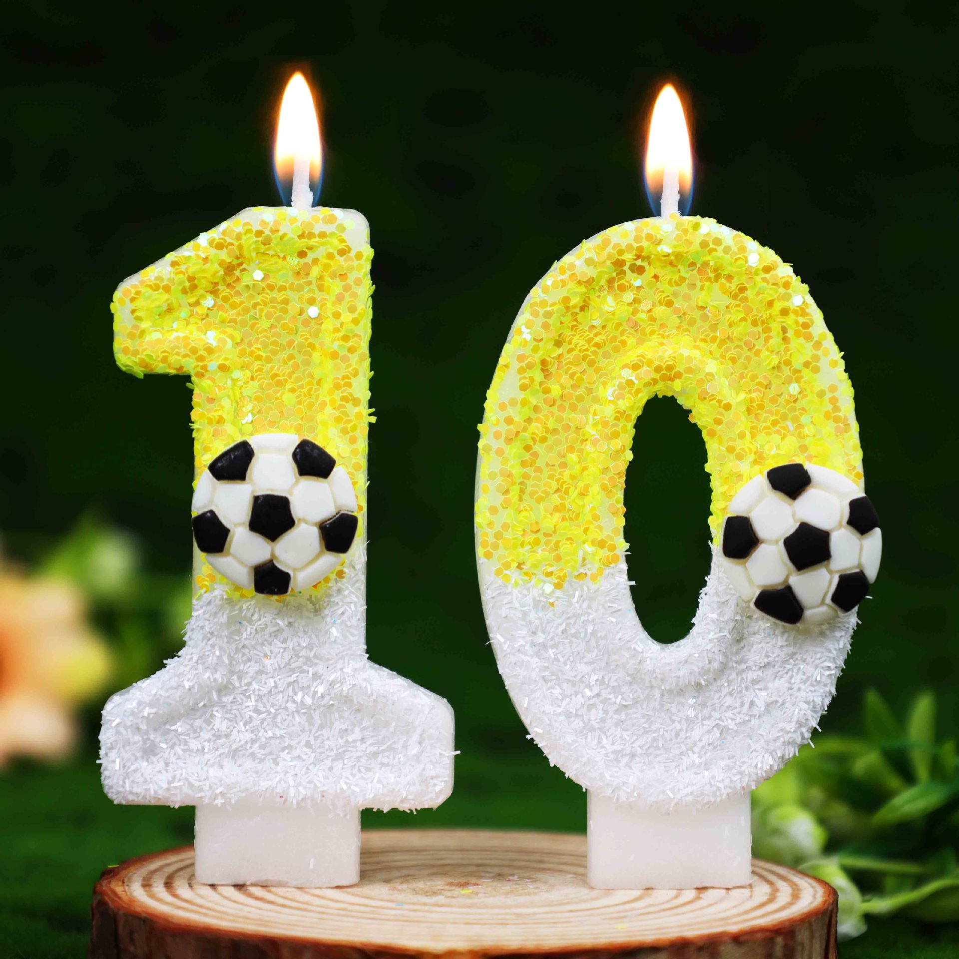 Yellow White Sequins Sports Fo - Silk Candle recension och pris