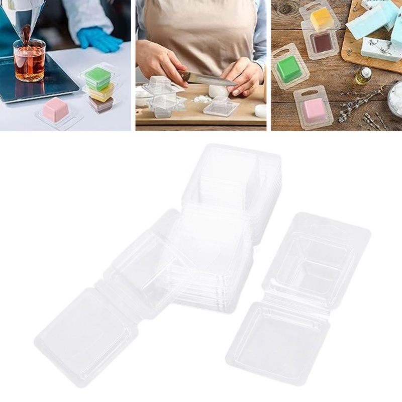 100PCS Wax Melt Molds Calmshel - Candle Containers recension och pris