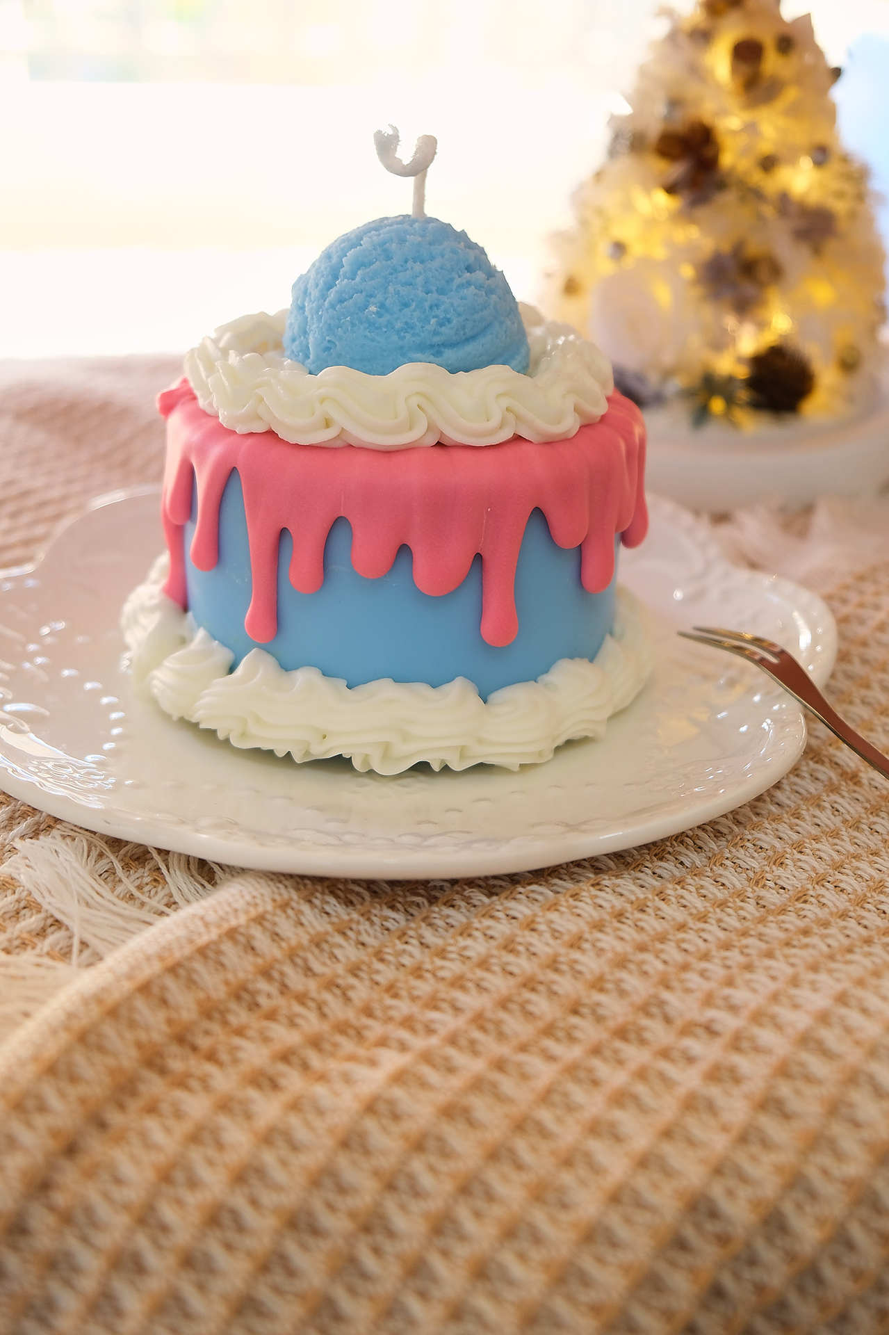 Cake Shape Scented Candles Cre - Soy Wax recension och pris