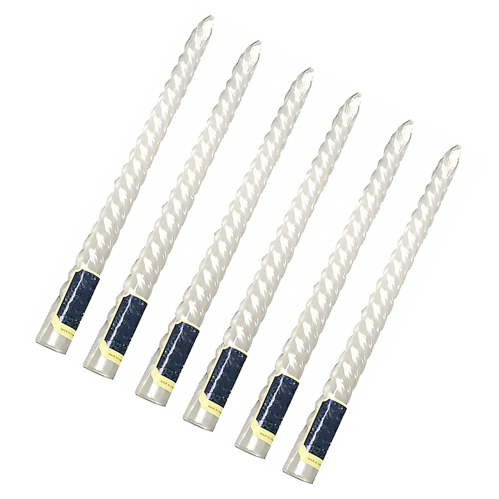 6Pcs White Thread 25Cm Long Sm - Paraffin Wax recension och pris