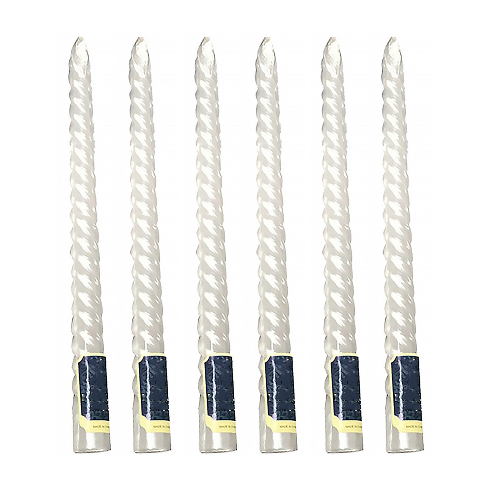 6Pcs White Thread 25Cm Long Sm - Paraffin Wax recension och pris