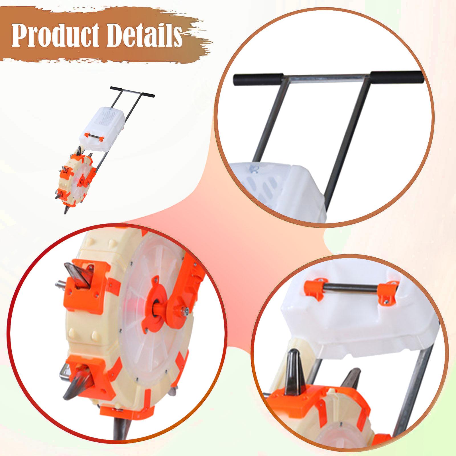Hand Push Seeder Fertilizer, C - Soy Wax recension och pris