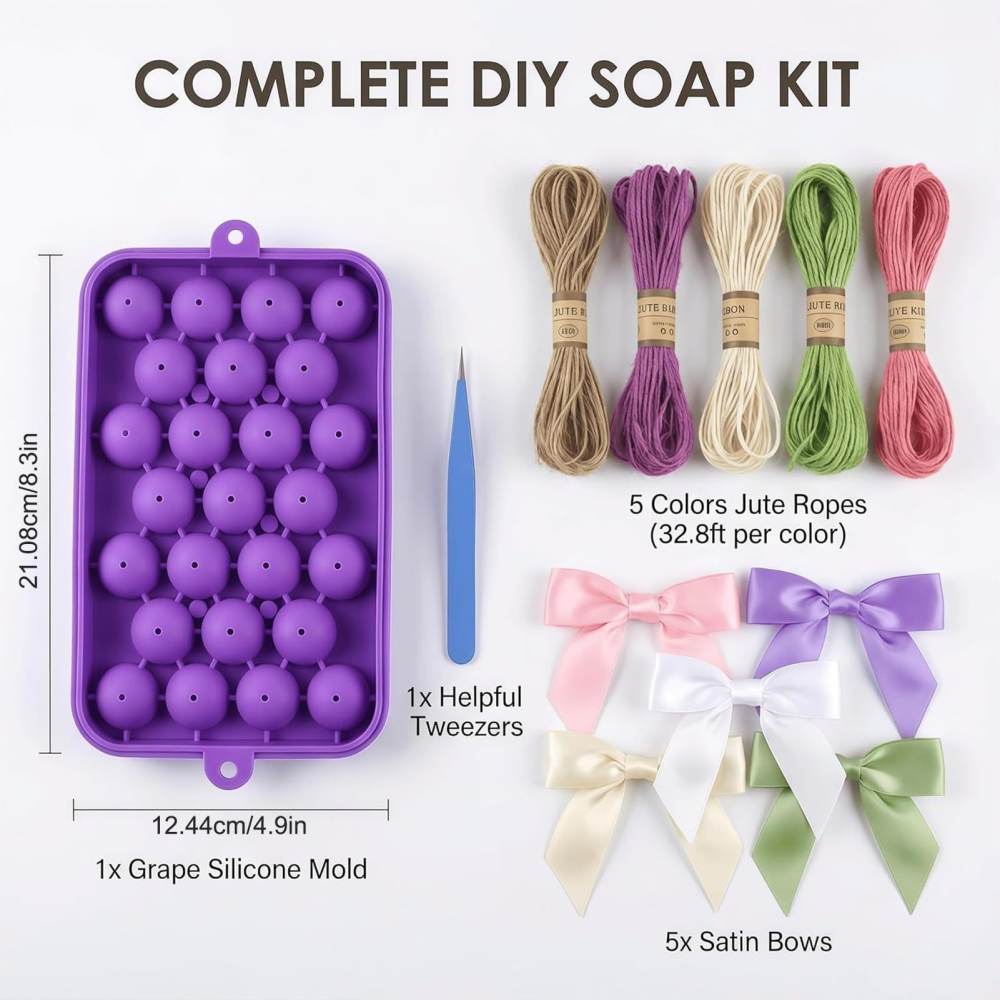 Grape Fruit Soap Mold DIY Craf - Candle Making Kit recension och pris