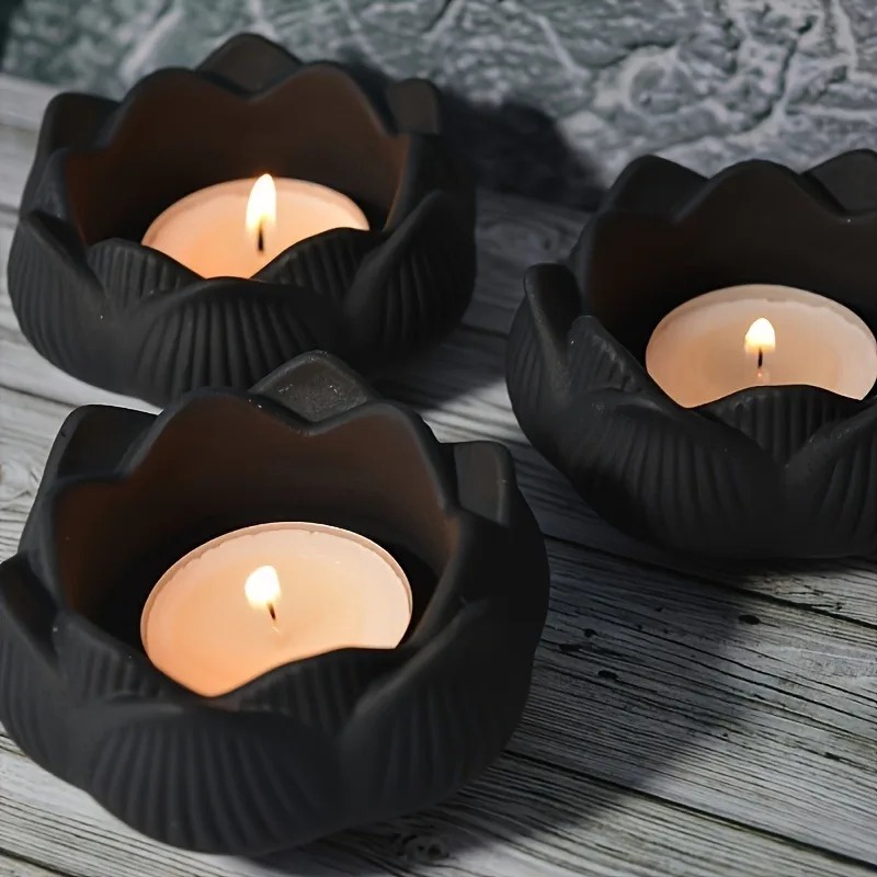 1pc DIY Lotus Flower Silicone  - Candle Containers recension och pris