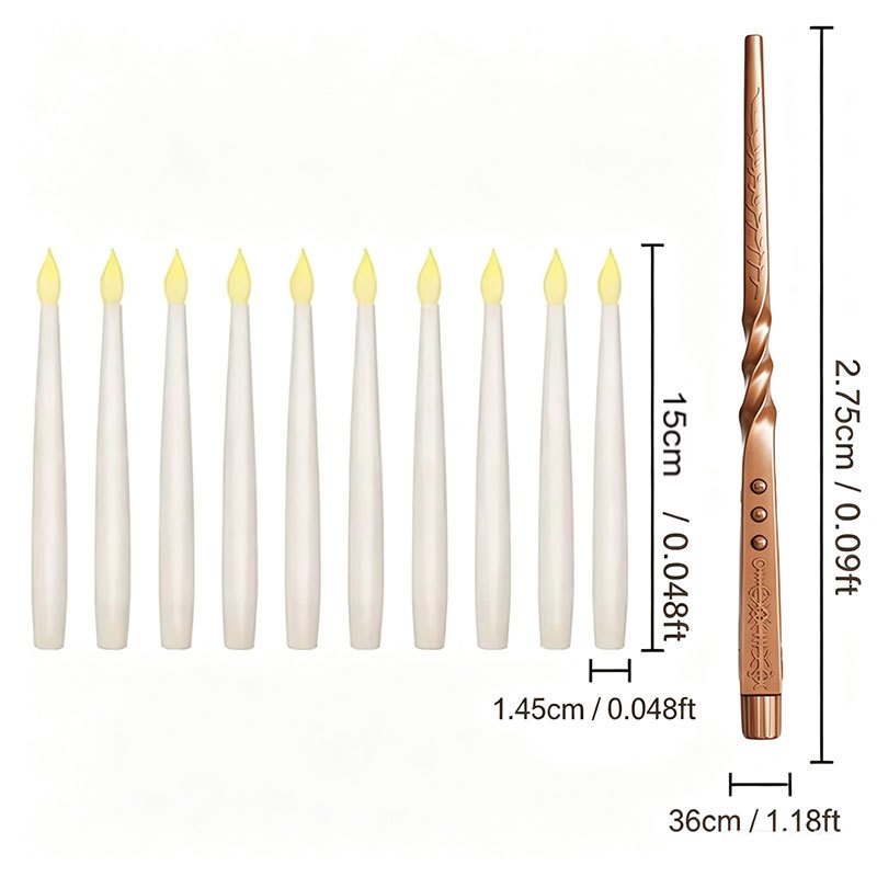 Magic Floating Candles with Wa - Silk Candle recension och pris