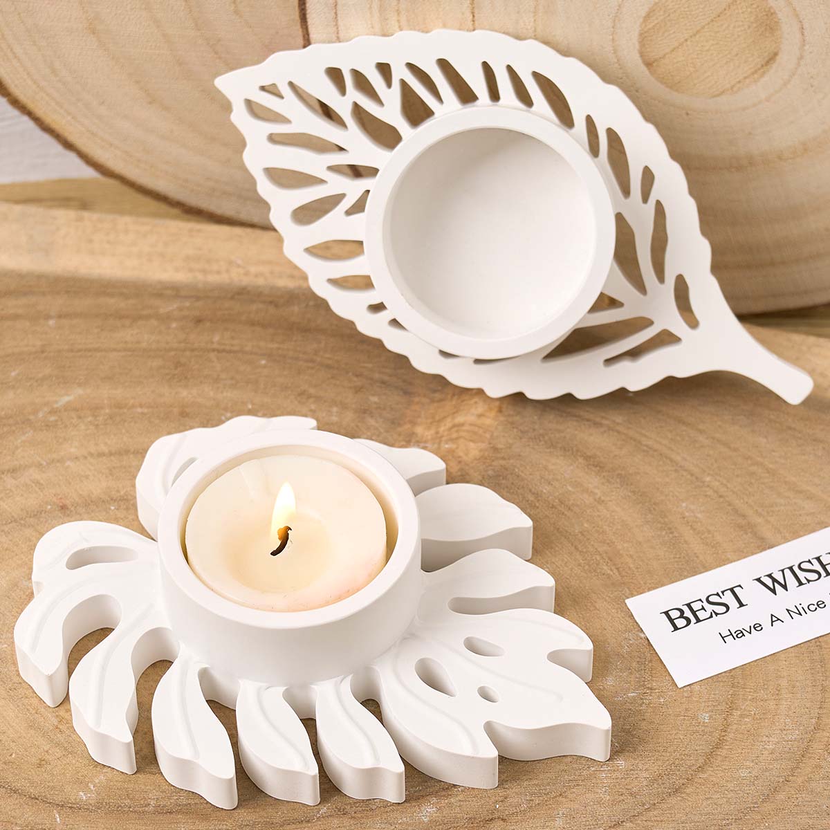 Leaves Candlestick Silicone Mo - Candle Lighter recension och pris